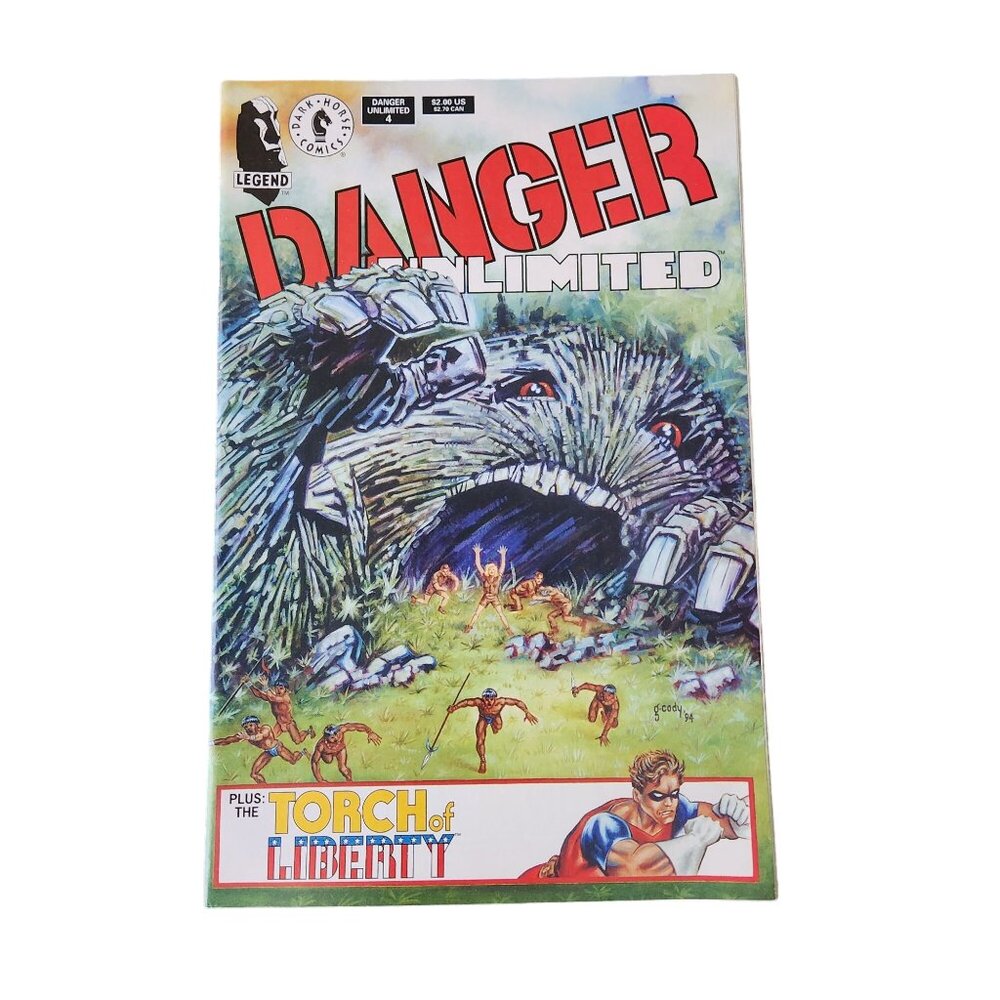 Dark Horse Danger Unlimited #4 1994 Comic Book Collector Bagged Boarded